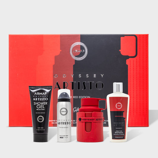 Armaf Odyssey Artisto The Red Edition Set 4 Pz Unisex