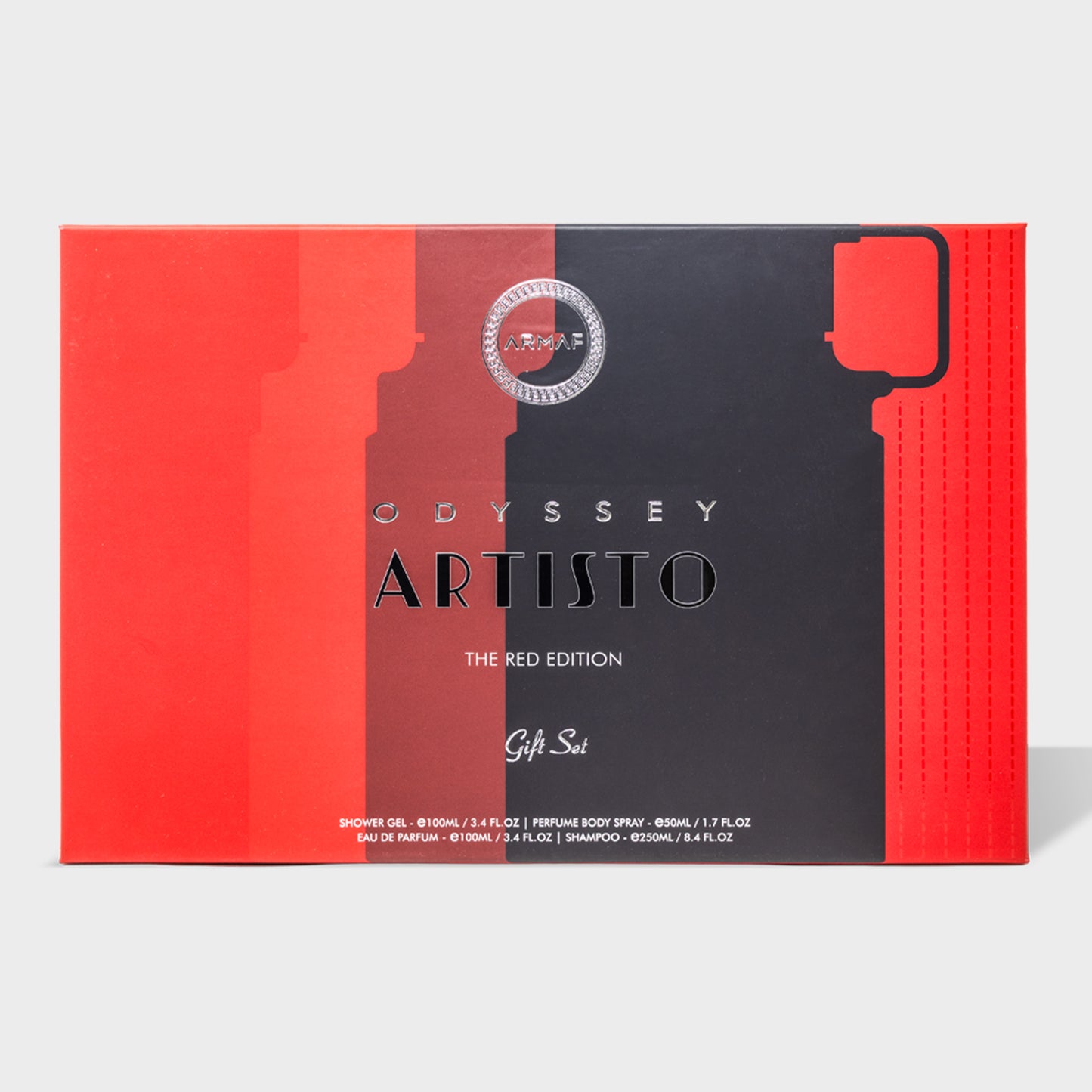 Armaf Odyssey Artisto The Red Edition Set 4 Pz Unisex