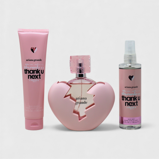 Kit De Eau De Parfum Thank U Next De Ariana Grande, 100 Ml (3 Unidades)