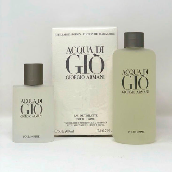 G. Armani Acqua Di Gio (Rellenable) 2 Pz Para Hombre