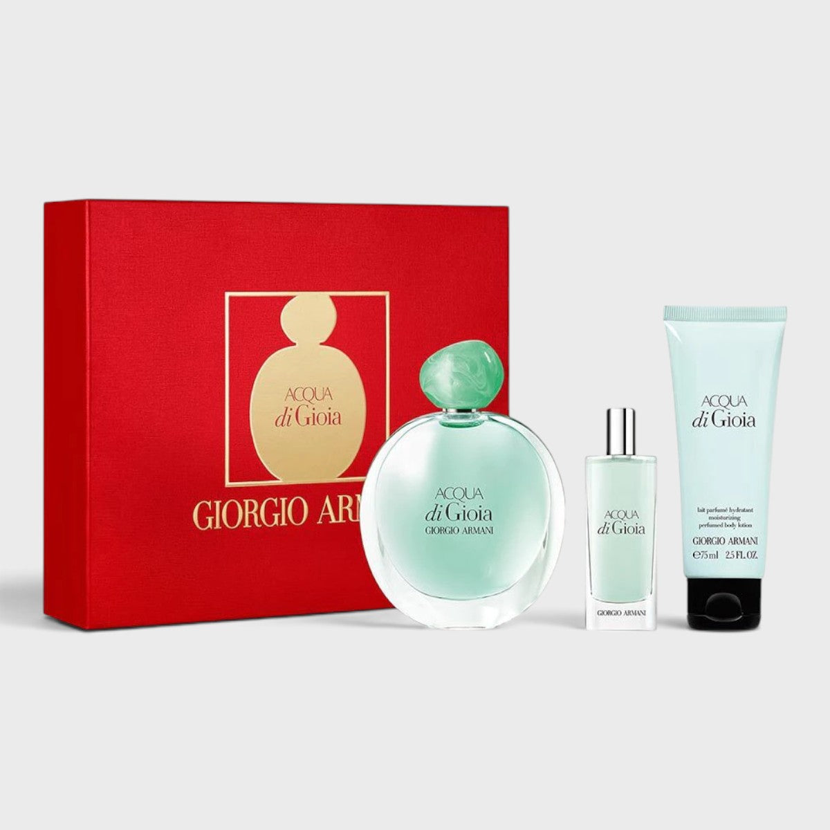 G. Armani Acqua Di Gioia 3 Pz Para Mujer