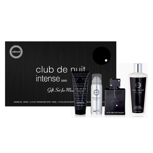 Sohrelia Perfumeria_Armaf Club De Nuit Intense Man Edt 105ml Gel+body Spray+sham Hombre