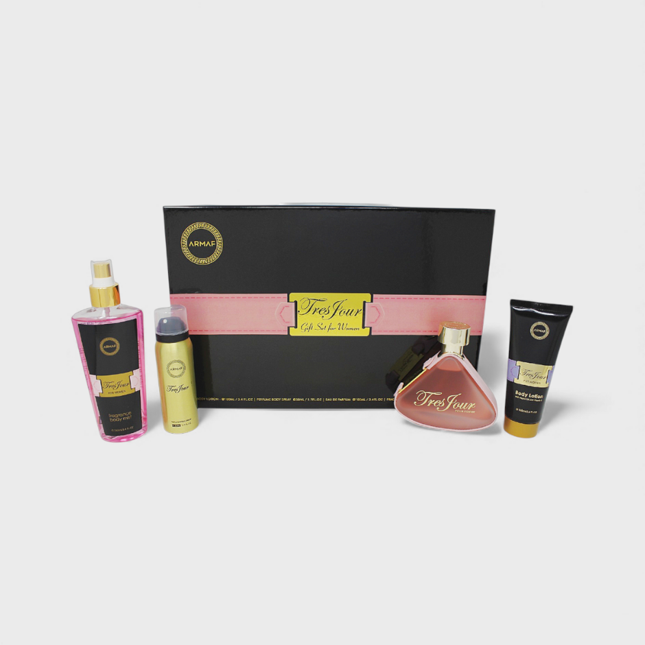 Armaf Tres Jour Set De 4 Pz Para Mujer Mujer