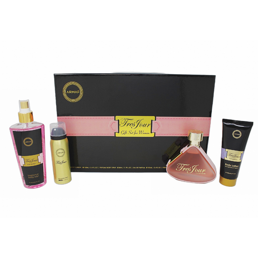 Sohrelia Perfumeria_Armaf Tres Jour Set De 4 Pz Para Mujer Mujer