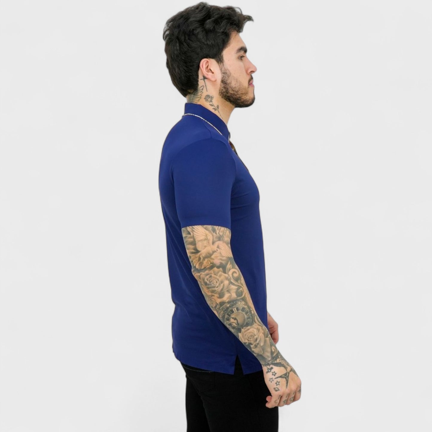Barabas Playera Polo Azul Marino Para Hombre