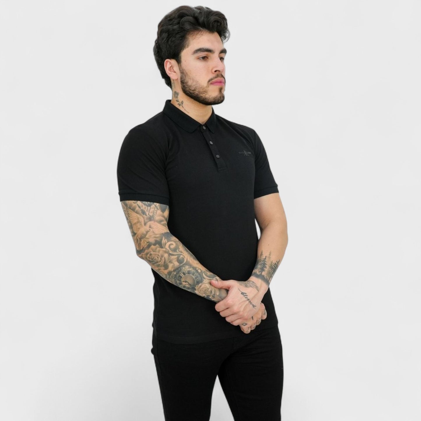 Barabas Playera Polo Color Negro Para Hombre