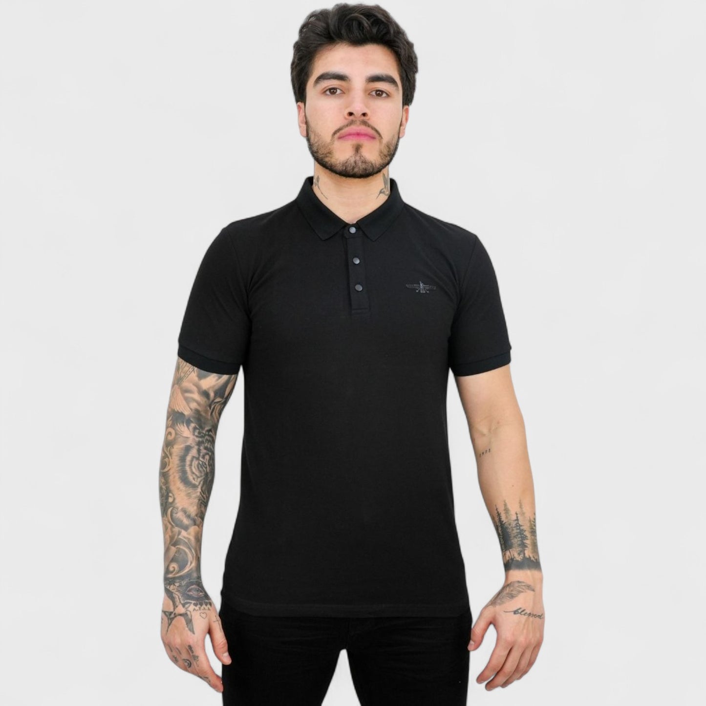 Barabas Playera Polo Color Negro Para Hombre