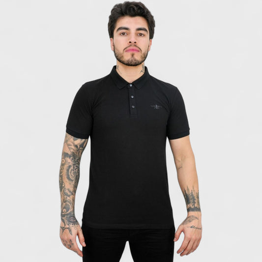 Barabas Playera Polo Color Negro Para Hombre