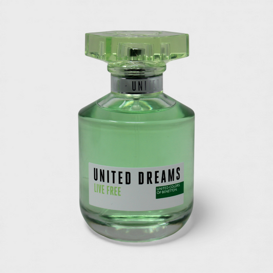 Benetton United Dreams Live Free Edt 80 Ml Para Mujer
