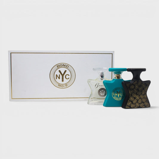Bond No. 9 Luxe Trio (Chez + Greenwich Village + Wall Street) 3 Pz Unisex