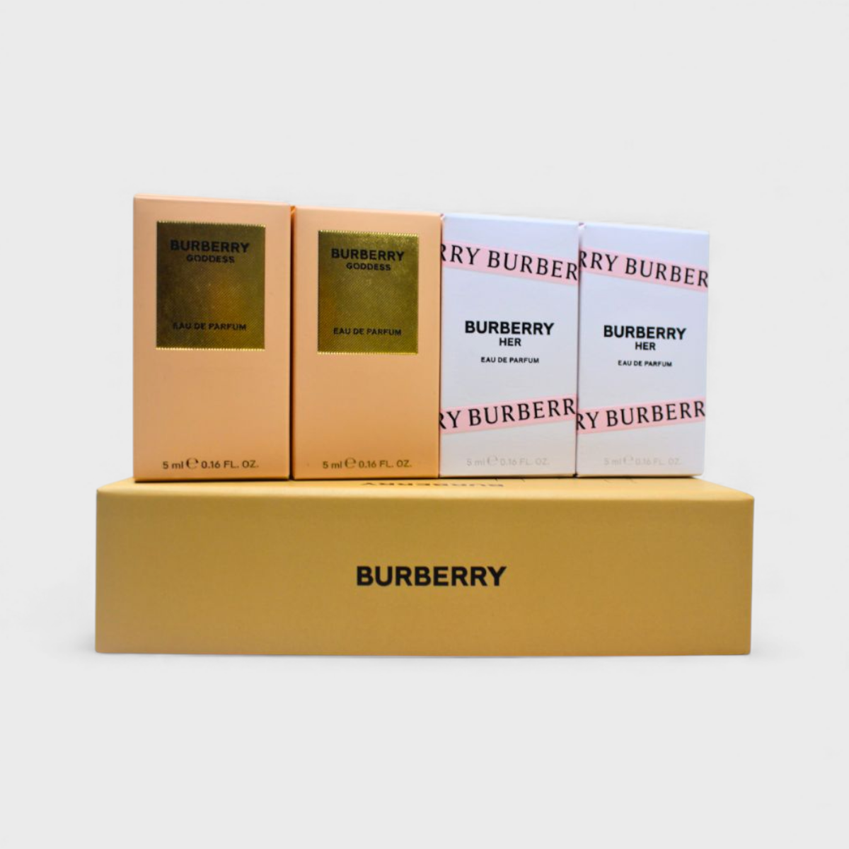 Burberry Her y Goddess 4 Pz Para Mujer
