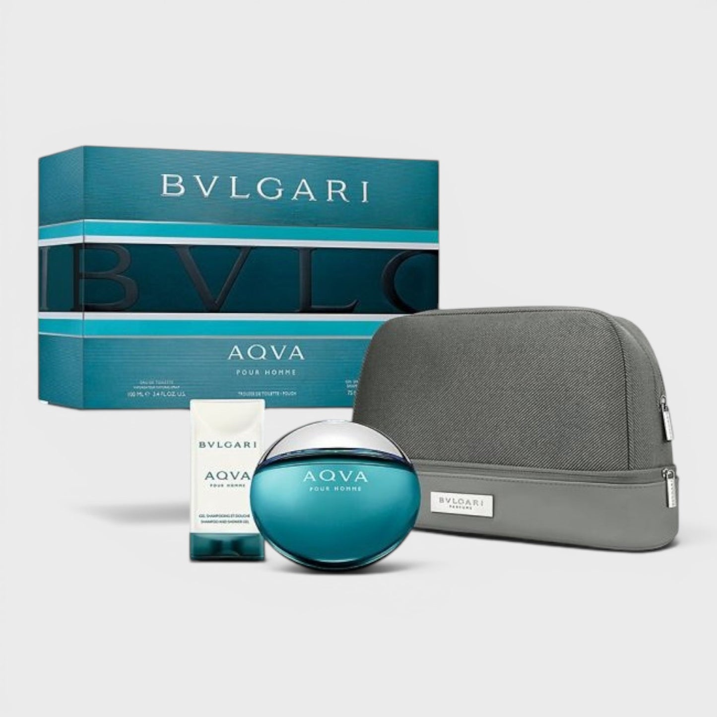 Bvlgari Aqva - Bolsa 3 Pz Para Hombre