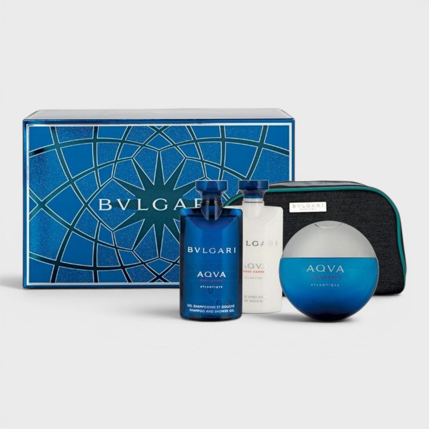 Bvlgari Aqva Atlantiqve 4 Pz Para Hombre