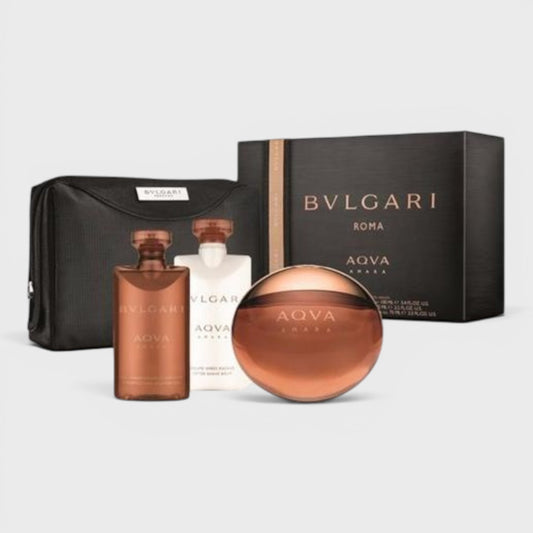 Bvlgari Aqva Amara 4 Pz Para Hombre