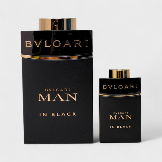 Bvlgari Man In Black Set De 2 Pz Con Miniatura Para Hombre 100 mL