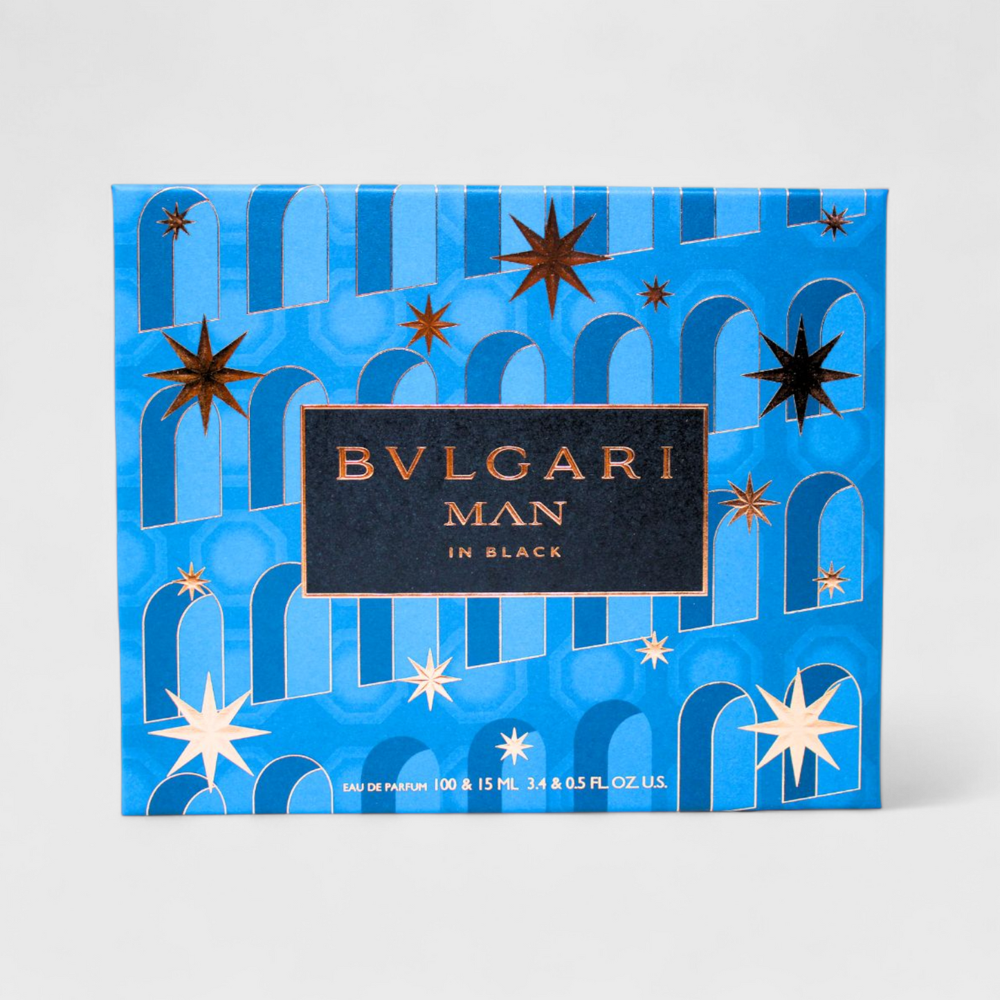 Bvlgari Man In Black Set De 2 Pz Con Miniatura Para Hombre 100 mL