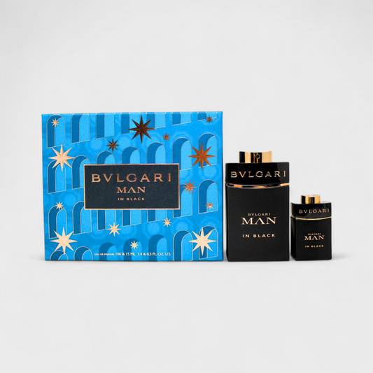 Bvlgari Man In Black Set De 2 Pz Con Miniatura Para Hombre 100 mL