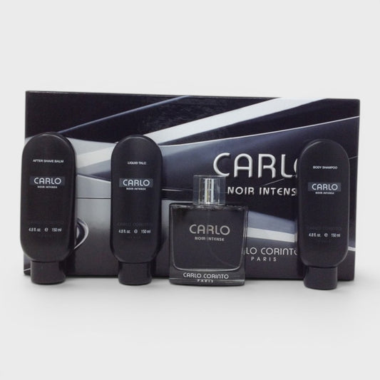Carlo Corinto Carlo Noir Intense 4 Pz Para Hombre