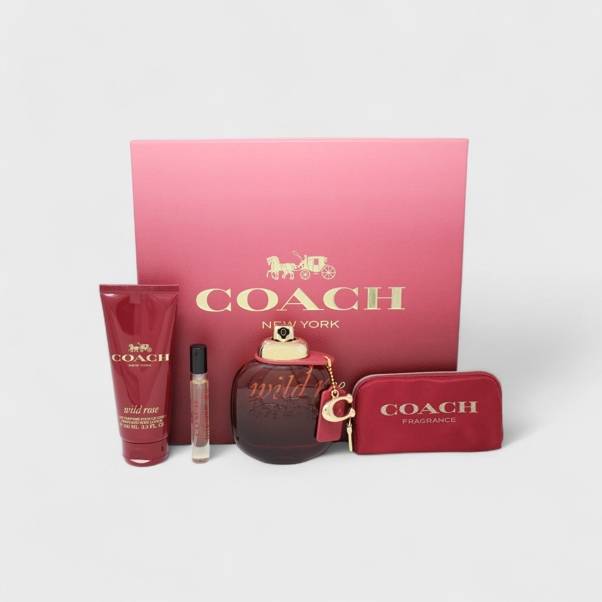 COACH WILD ROSE 4 PC SET DAMA