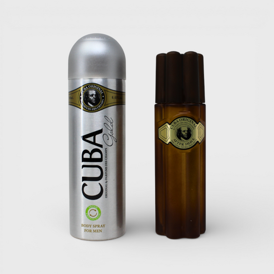 Cuba Cuba Gold (Body 200 Ml + AS 100 Ml) 2 Pz Para Hombre