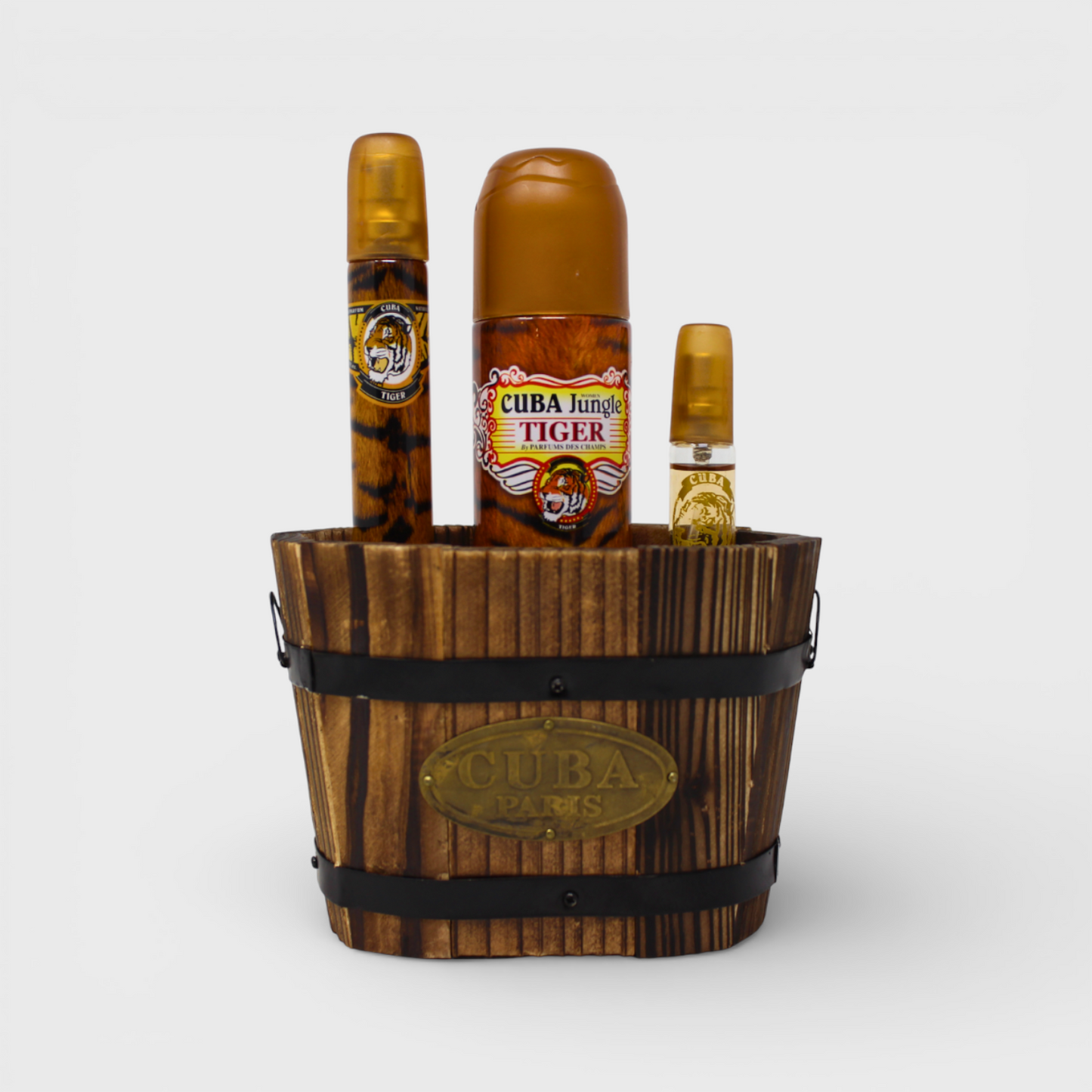 Set Cuba Cuba Jungle Tiger 3 Pz Para Hombre
