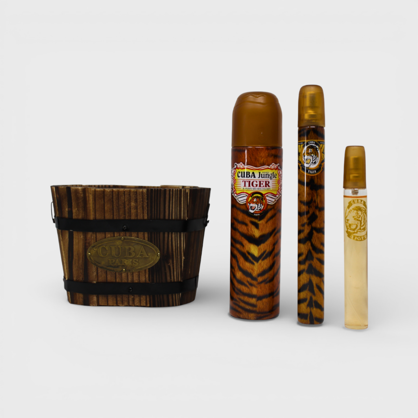 Set Cuba Cuba Jungle Tiger 3 Pz Para Hombre