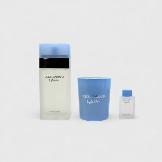 Dolce & Gabbana Light Blue (Con Vela) 3 Pz Para Mujer