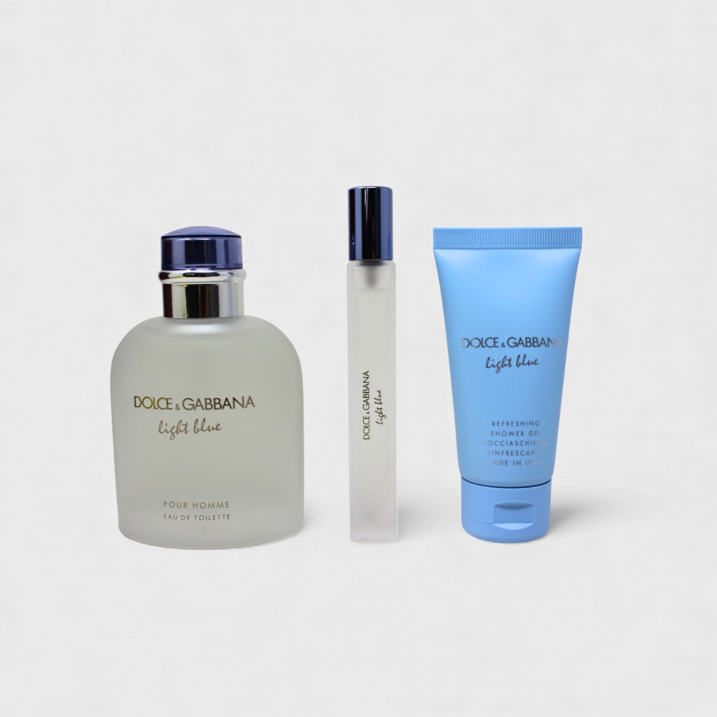 Dolce & Gabbana Light Blue (Con Mini) 3 Pz Para Hombre