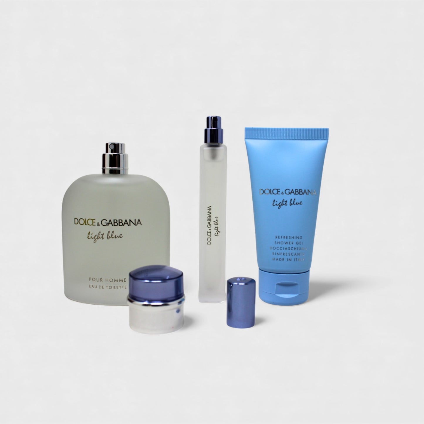 Dolce & Gabbana Light Blue (Con Mini) 3 Pz Para Hombre