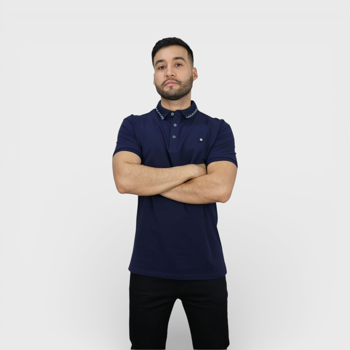 Playera Tipo Polo Platini Para Hombre