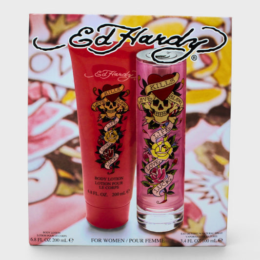 Christian Audigier Ed Hardy 2 Pz Para Mujer