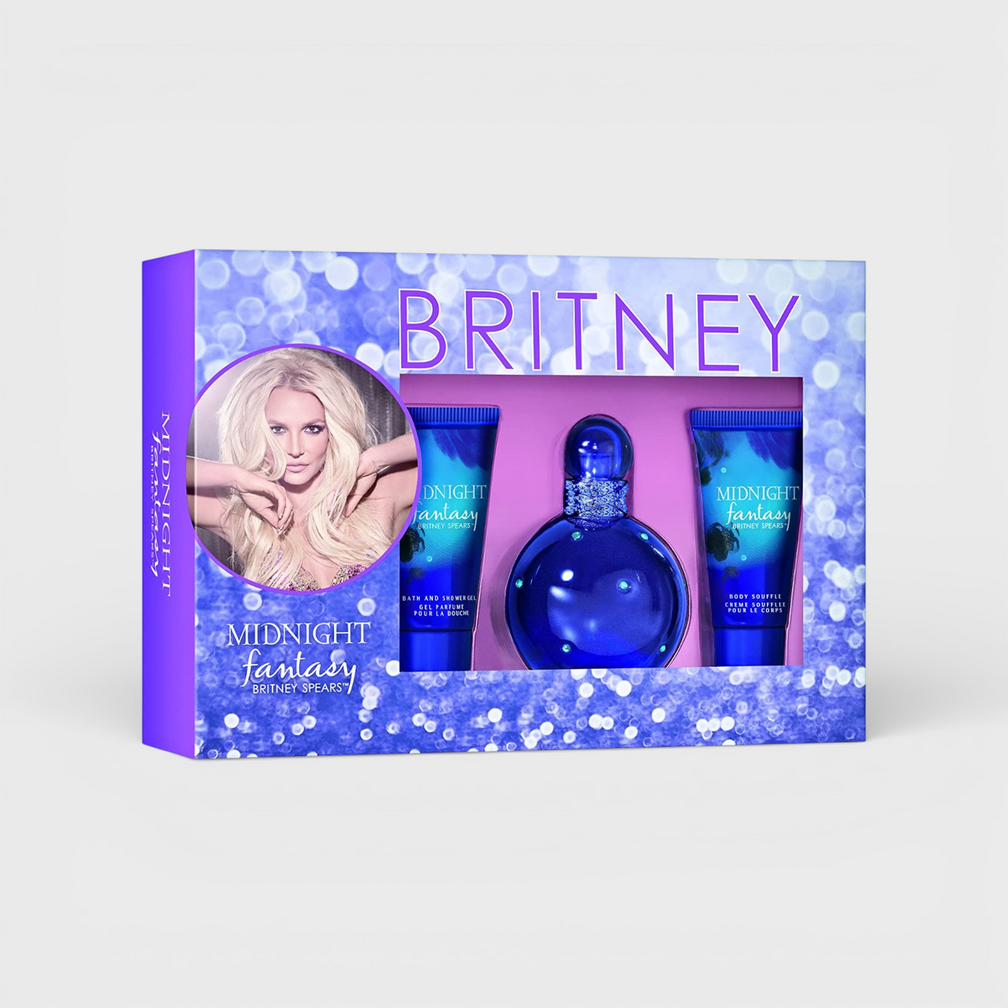Britney Spears Fantasy Midnight 3 Pz Para Mujer