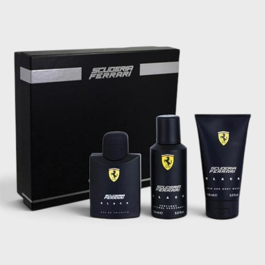 Ferrari Scuderia Ferrari - Black 3 Pz Para Hombre
