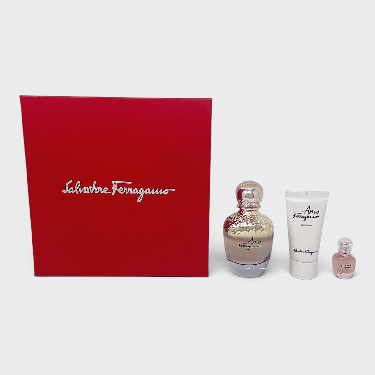 Ferragamo Amo (Bl-50) 3 Pz Para Mujer