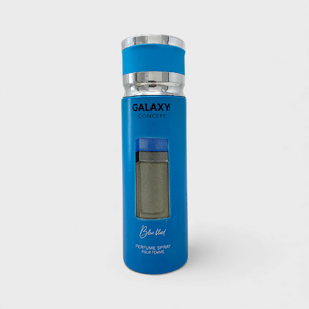 Perfume Body Spray Azul Claro 200 Ml De Galaxy Concept