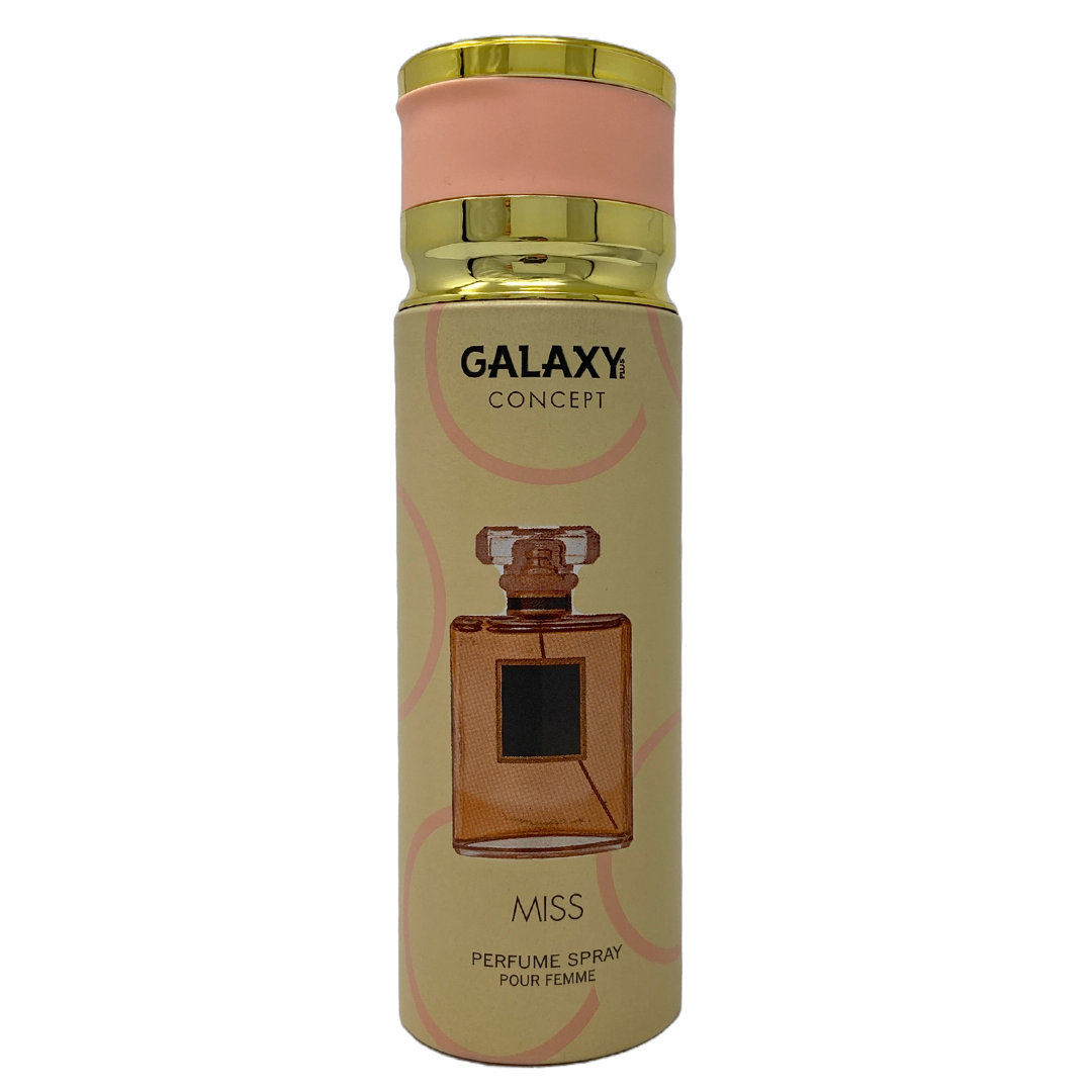 Perfume Body Spray Galaxy Concept Miss 200 Ml Para Mujer