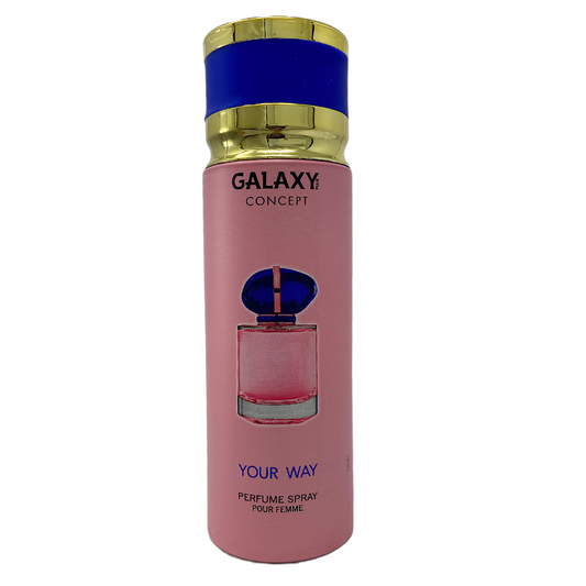 Sohrelia Perfumeria_Perfume Body Spray Galaxy Concept Your Way 200 Ml Para Muje