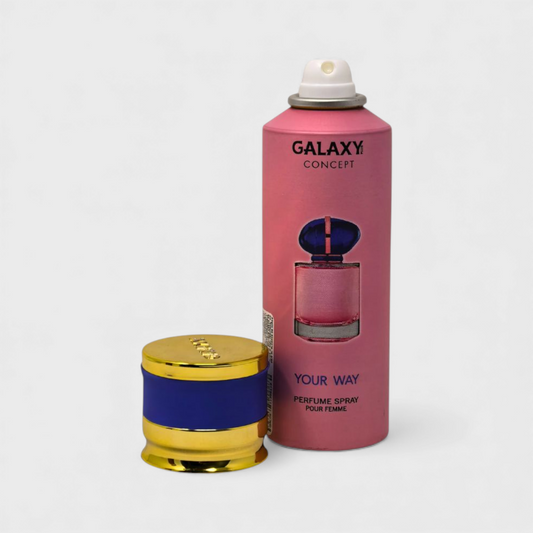 Perfume Body Spray Galaxy Concept Your Way 200 Ml Para Muje