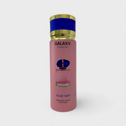 Perfume Body Spray Galaxy Concept Your Way 200 Ml Para Muje
