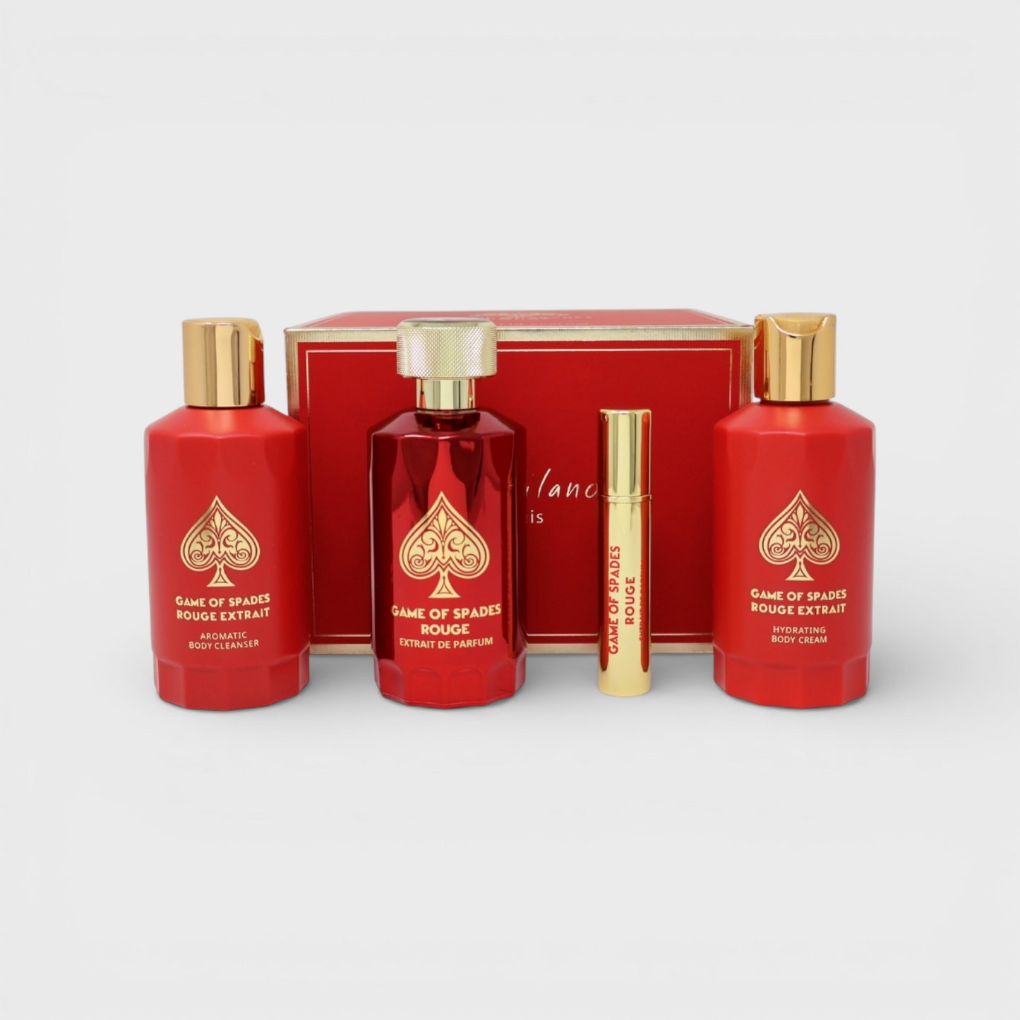 Jo Milano Game Of Spades Rouge Extrait 4 Pz Unisex