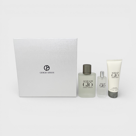 G. Armani Acqua Di Gio Mini 3 Pz Para Hombre