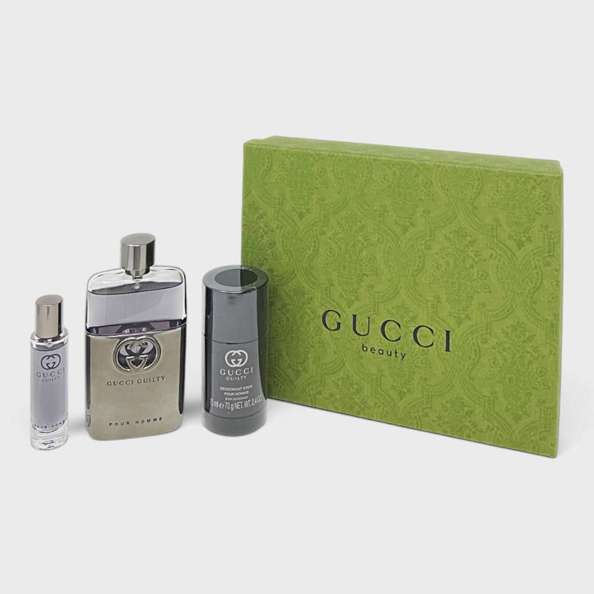 Set Gucci Guilty 3 Pz Para Hombre