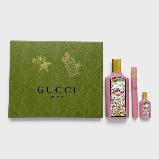 Gucci Flora - Gorgeous Gardenia 3 Pz Para Mujer
