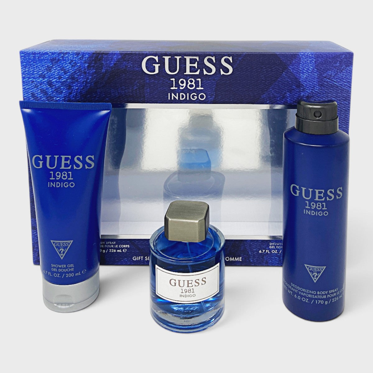 Guess 1981 Indigo 3 pz para hombre