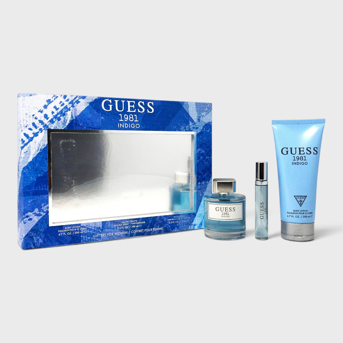 Guess 1981 Indigo 3 pz para mujer