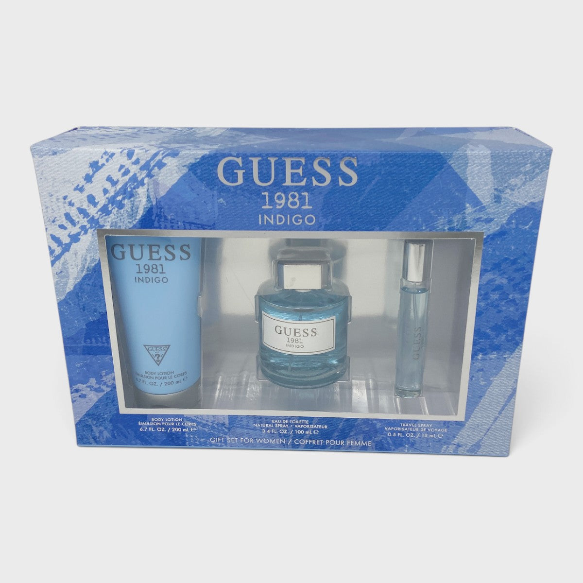 Guess 1981 Indigo 3 pz para mujer
