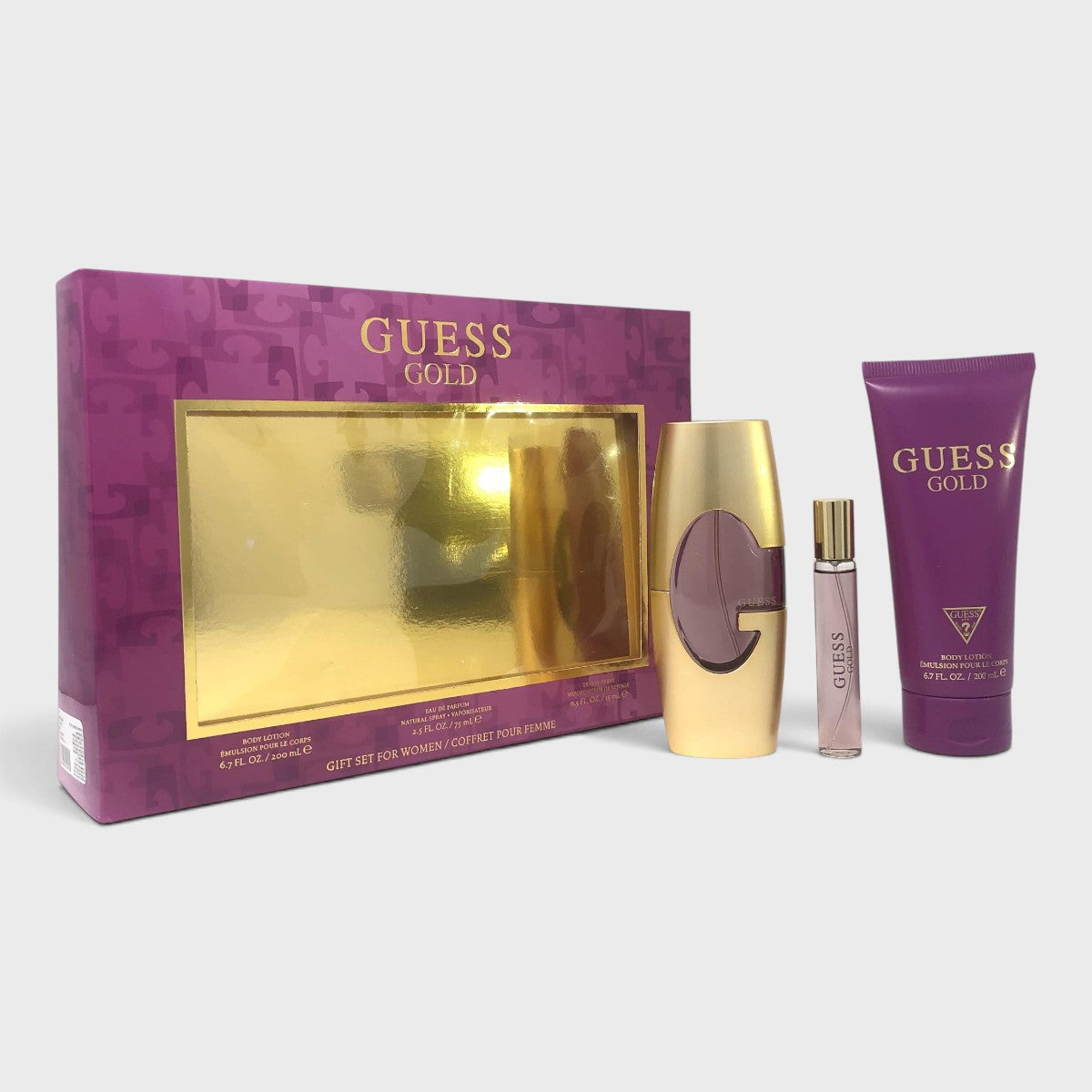 Guess Gold 3 Pz Para Mujer