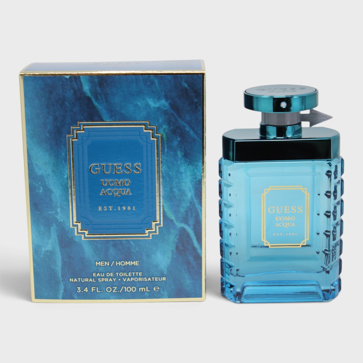 Guess Uomo Acqua Eau De Toilette 100 Ml Para Hombre