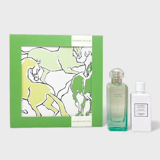 Sohrelia Perfumeria| HERMES UN JARDIN SUR LE NIL HERMÈS 2 PZ SET UNISEX