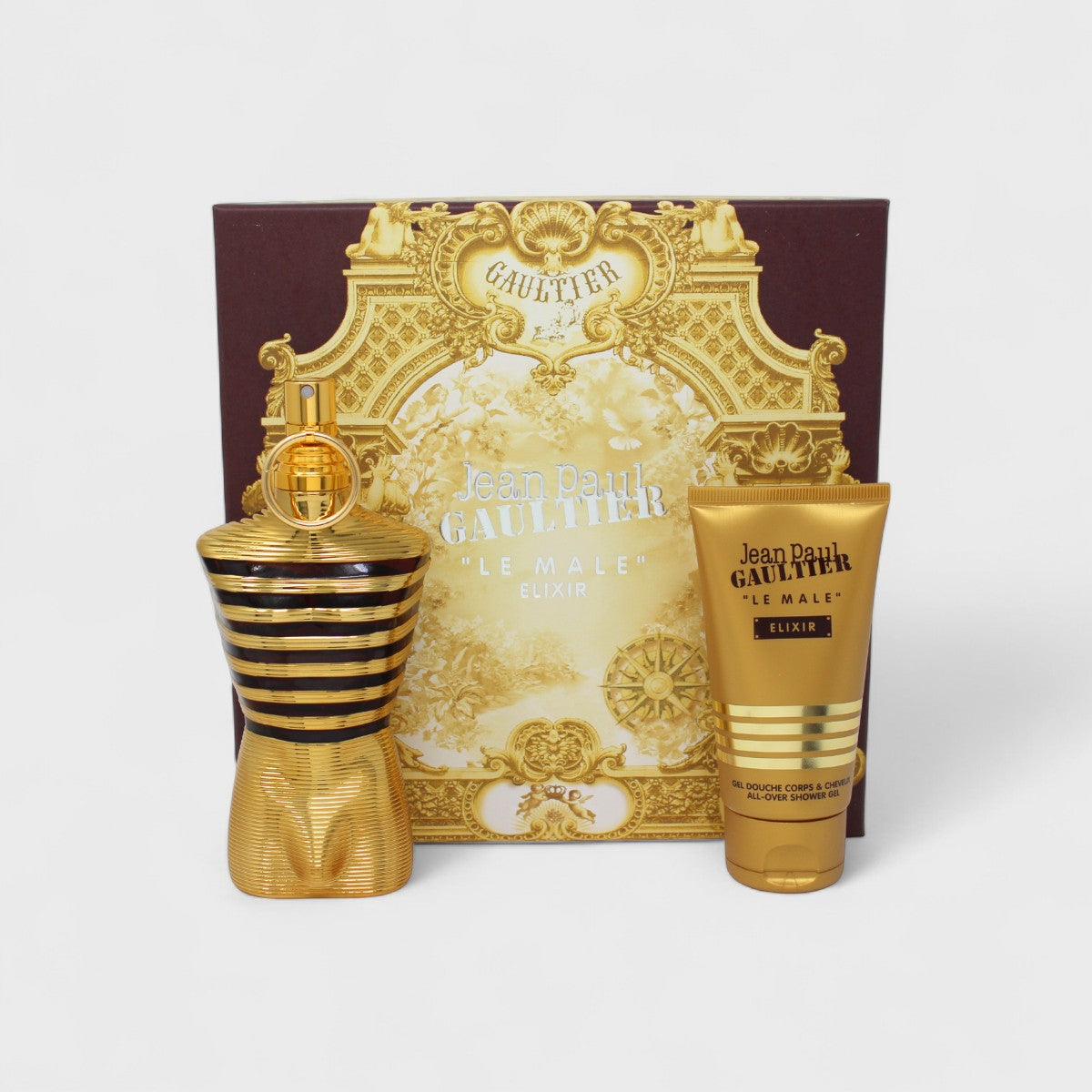 JEAN PAUL GAULTIER LE MALE ELIXIR 2 PC SET CABA